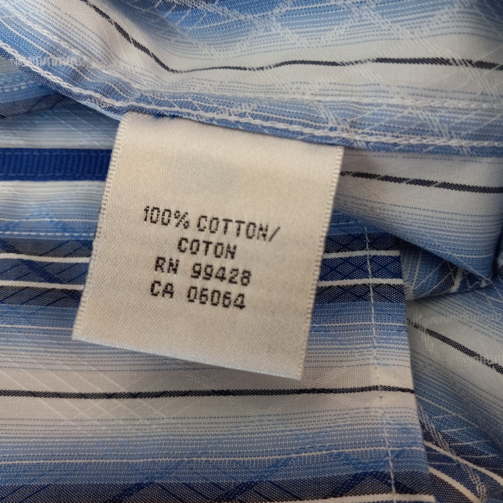 Bugatchi Striped Button Down Dress Shirt - Picture 7 of 7